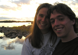 Mark and Hanna at sk&auml;ren
